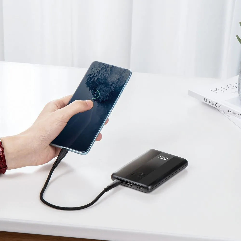 Powerbank Forcell F-Energy Energo P10K2 QC3.0 PD 3A 22.5W 10000 mAh crna
