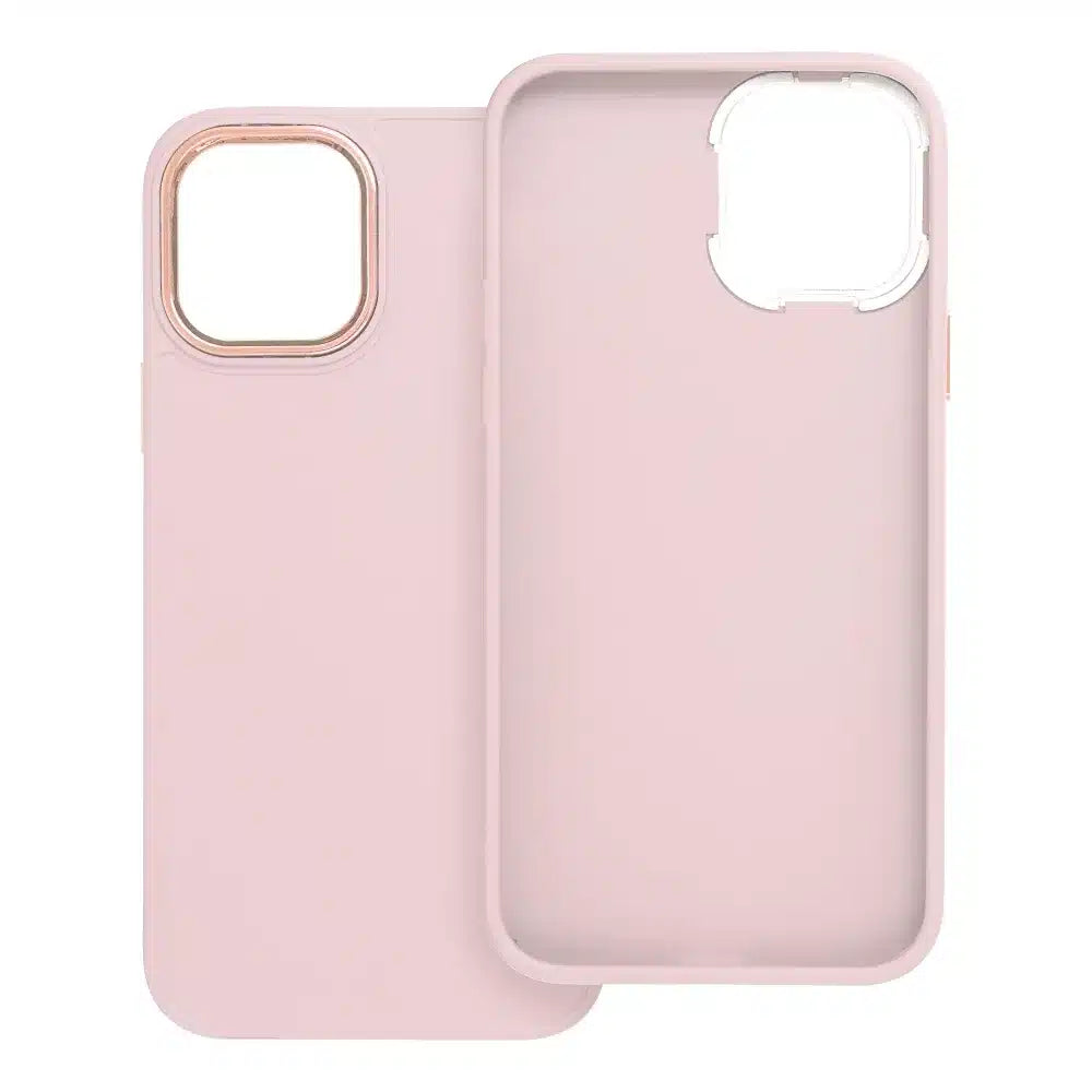 FRAME maska za IPHONE 12 / 12 PRO puderasto ružičasta