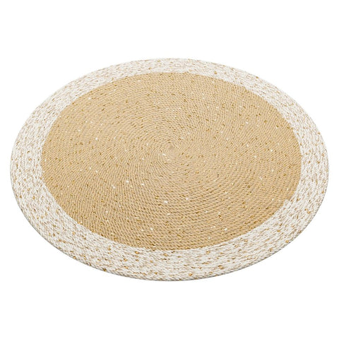 Conceptum Hypnose Tepih ERICA, okrugli, promjer: 90 cm, Ptn 02 Natural White