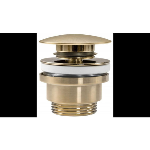 REA ČEP ZA UMIVAONIK UNIVERZALNI KLIK-KLAK BRUSHED GOLD MAT