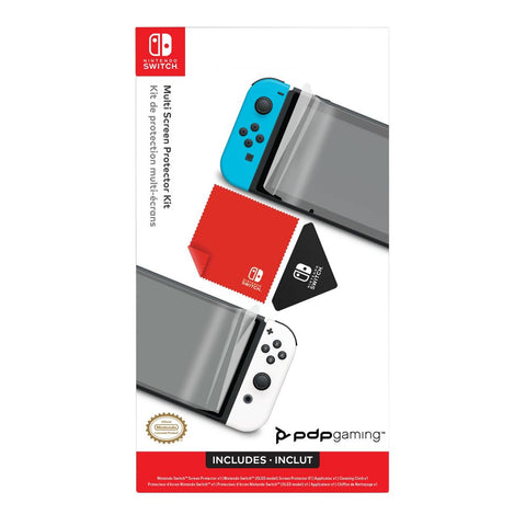 PDP Nintendo Switch Multi-Screen Protection Kit (Switch &amp; OLED)