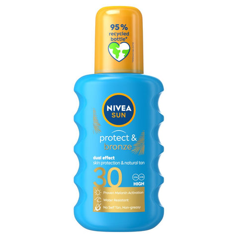 NIVEA SUN PROTECT &amp; BRONZE sprej za sunčanje SPF 30 200 ml