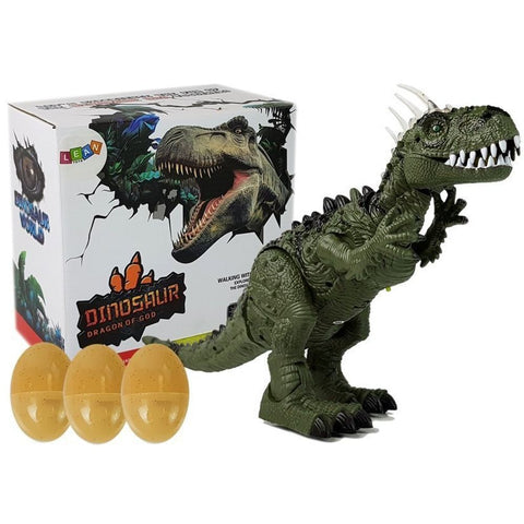 Set dinosaura T-Rexa koji liježe jaja zeleni 52cm