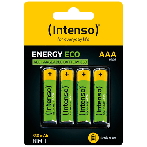 (Intenso) Baterija punjiva AAA / HR03, 850 mAh, blister 4 kom - AAA / HR03/850