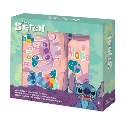 Disney Stitch Aluminijska Boca 500ml + Kutija za Ručak