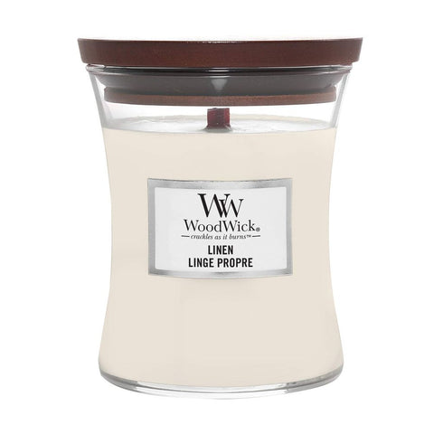 WoodWick svijeća Classic mini Linen 98135E