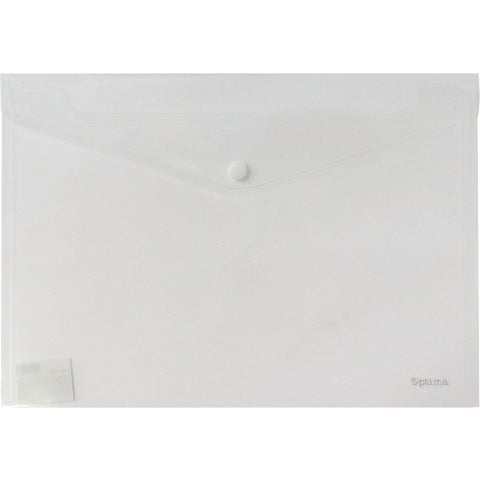 Mapa s drukerom A4 OPTIMA transparent bijela 20369A0