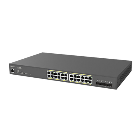 Cloud Managed Switch 24-port GbE PoE s 410W i 4x10Gb SFP+ L2 19i