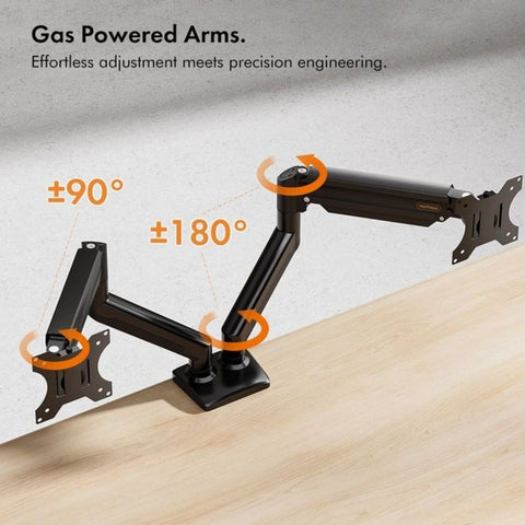 VONHAUS Dvostruki nosač za stol do dijagonale 32&#39;&#39; s plinskom oprugom 3000915
