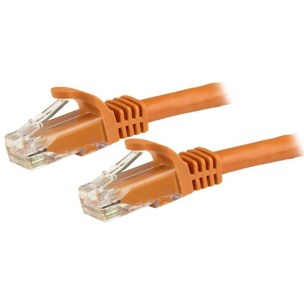 StarTech.com N6PATC5MOR kabel za umrežavanje Narančasto 5 m Cat6 U/UTP (UTP)