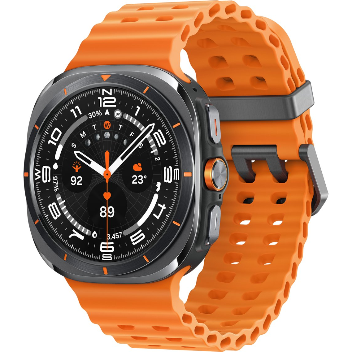Samsung Galaxy Watch Ultra 3,81 cm (1.5") AMOLED 47 mm Digitalno 480 x 480 pikseli Ekran osjetljiv na dodir 4G Sivo Wi-Fi GPS