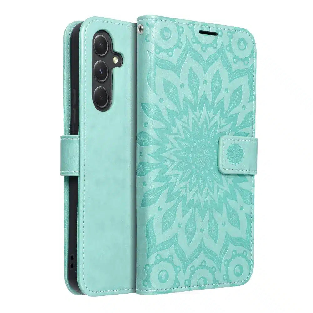 MEZZO Book case preklopna torbica za SAMSUNG GALAXY A54 5G mandala green