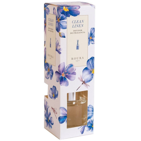 Roura 1912 osvježivač prostora s drvenim štapićima 50ml Clean Linen