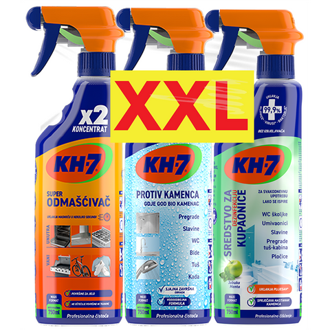 KH-7 TRI PACK Odmašćivač, Kamenac, Kupaonica