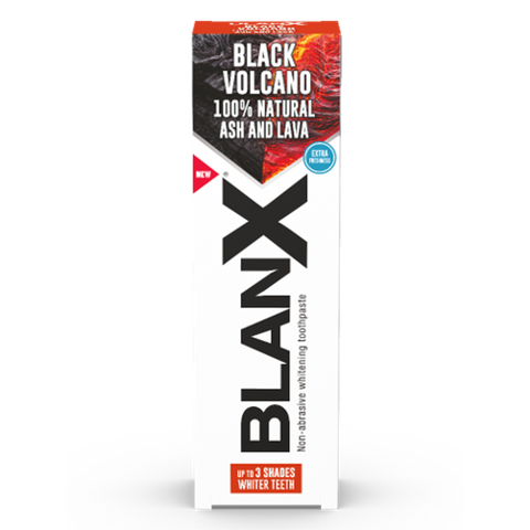 BlanX Black Volcano pasta za zube s prirodnim pepelom i lavom, 75 ml