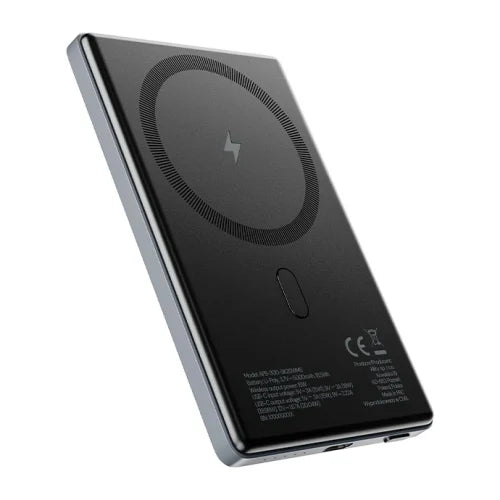 Allity bežična power bank baterija APB-300 PD QC 20W 5000 mAh magnetska siva
