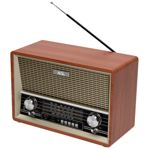 SAL Retro radio + BT bežični zvučnik, 4in1, FM, MP3, AUX - RRT 4B