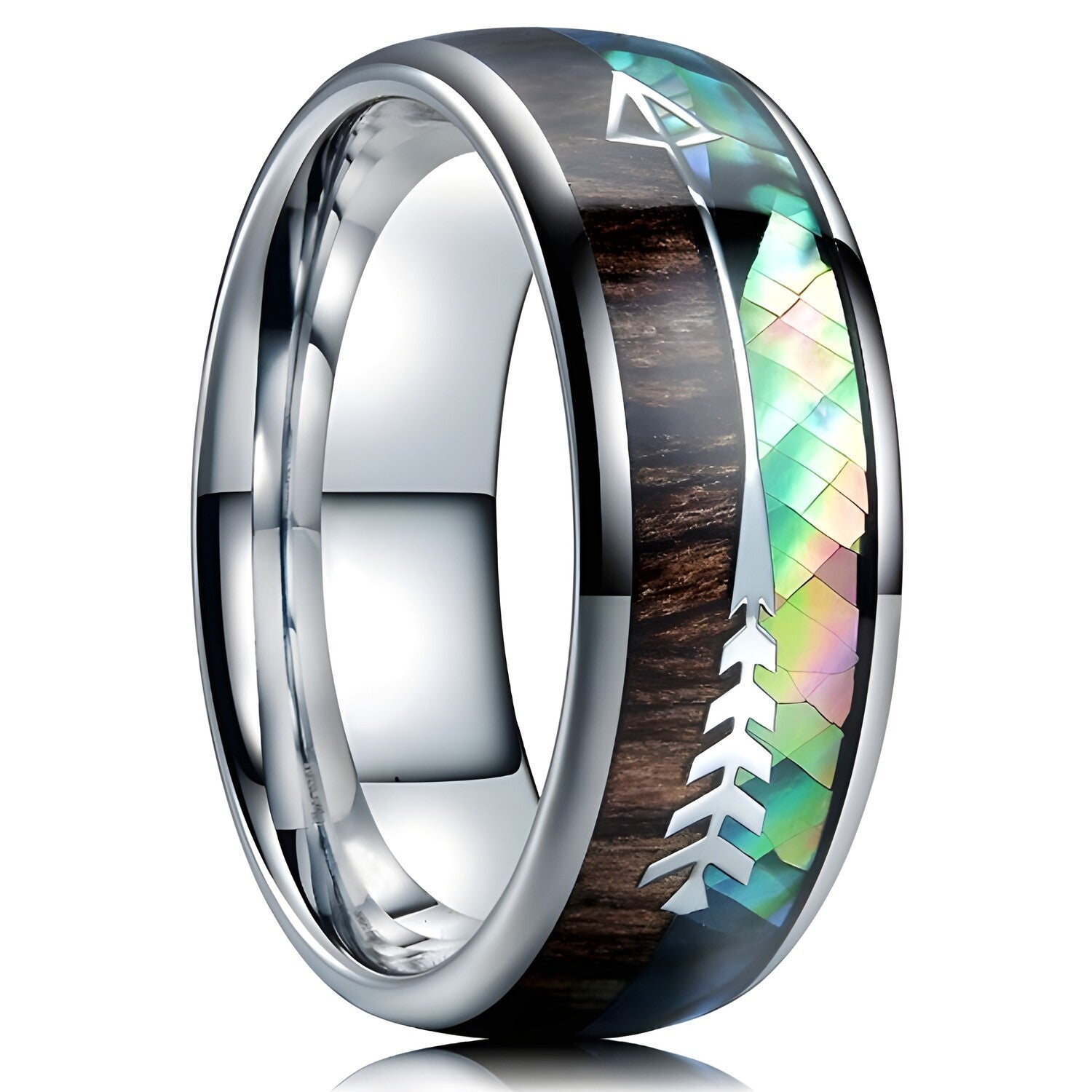 Prsten Arrow - Smeđa/Multi/59mm KP32485
