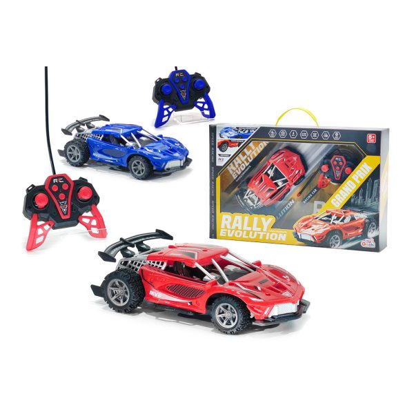 Auto na daljinsko upravljanje Rally Evolution Crvena