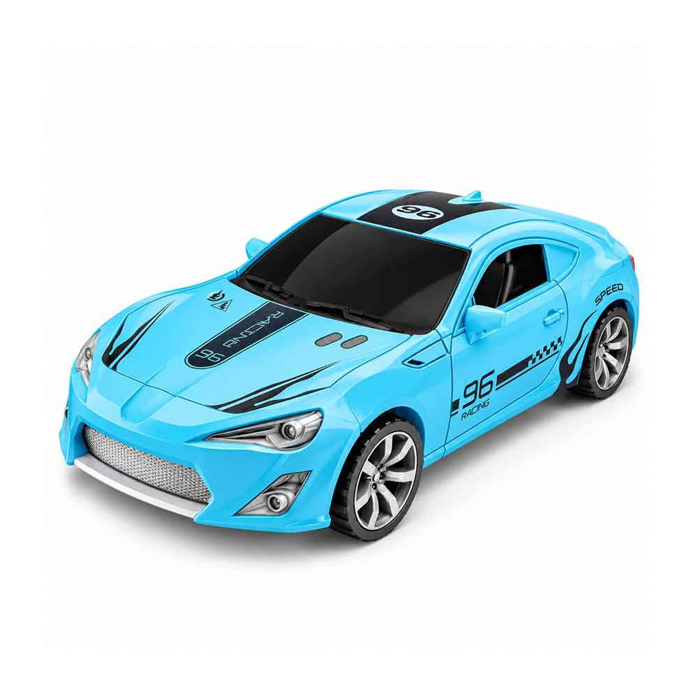 Auto na frikcijski pogon DIY Puzzle Car – set za sastavljanje, 4 boje - Plava