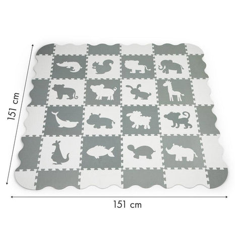 Ecotoys puzzle od pjene s ogradom od 36 dijelova