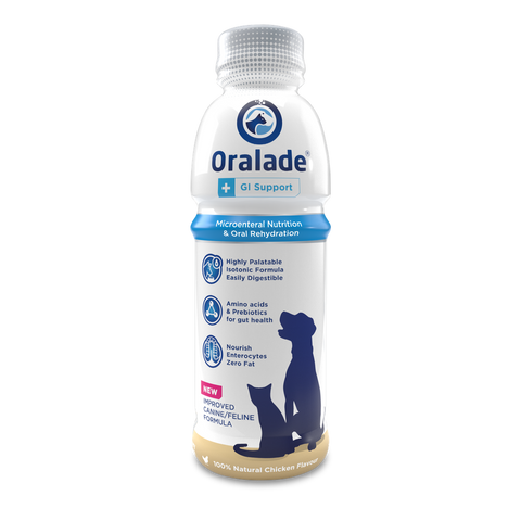 Oralade GI support, tekućina za rehidraciju za pse i mačke, 500 ml