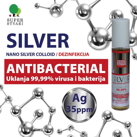 Antibaterijski sprej 30 ml. -Nano Active – Silver 35ppm
