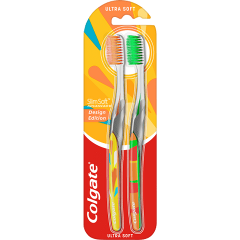 Colgate četkica za zube Slim Soft Advanced Design duopack