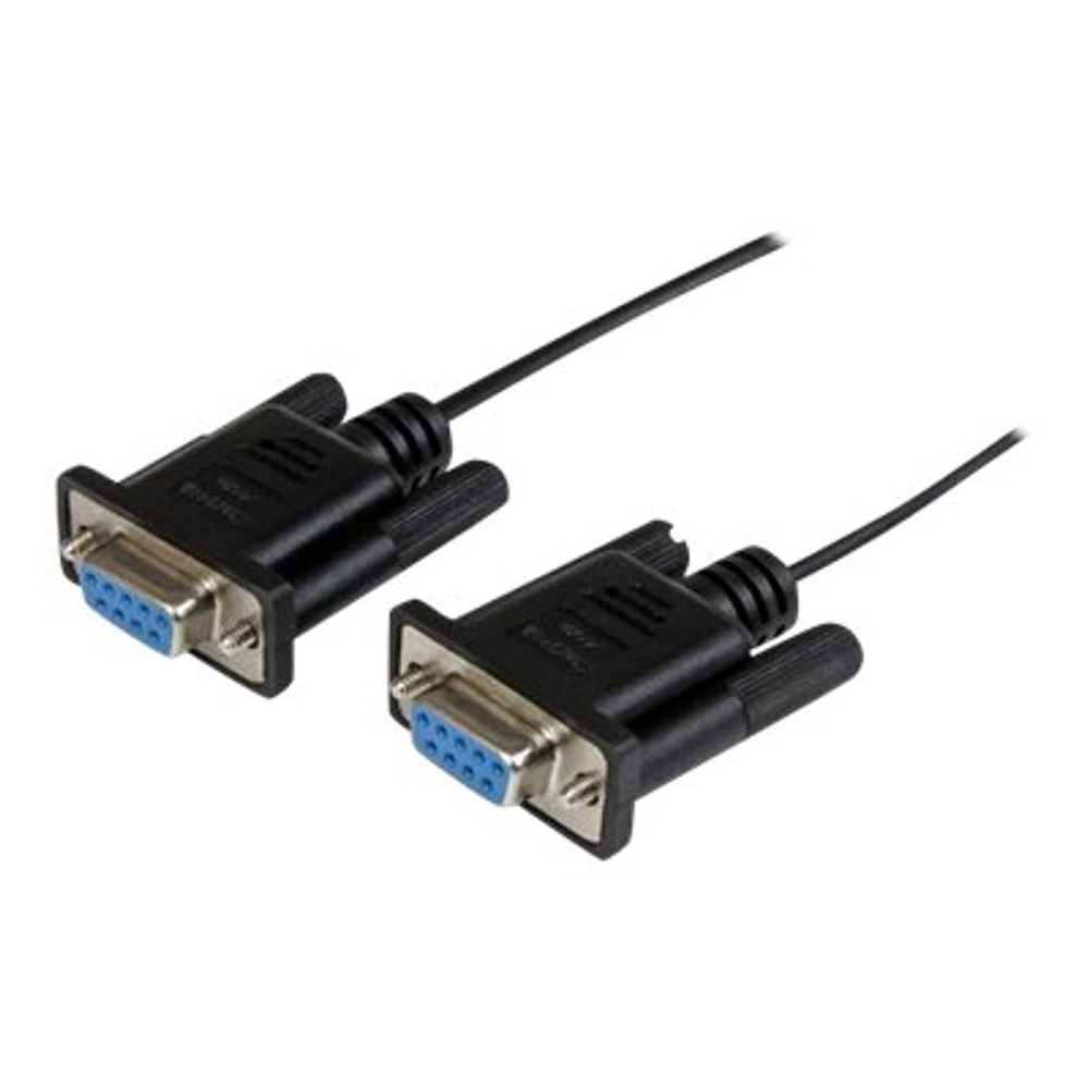 StarTech.com SCNM9FF1MBK serijski kabel Crno 1 m DB-9