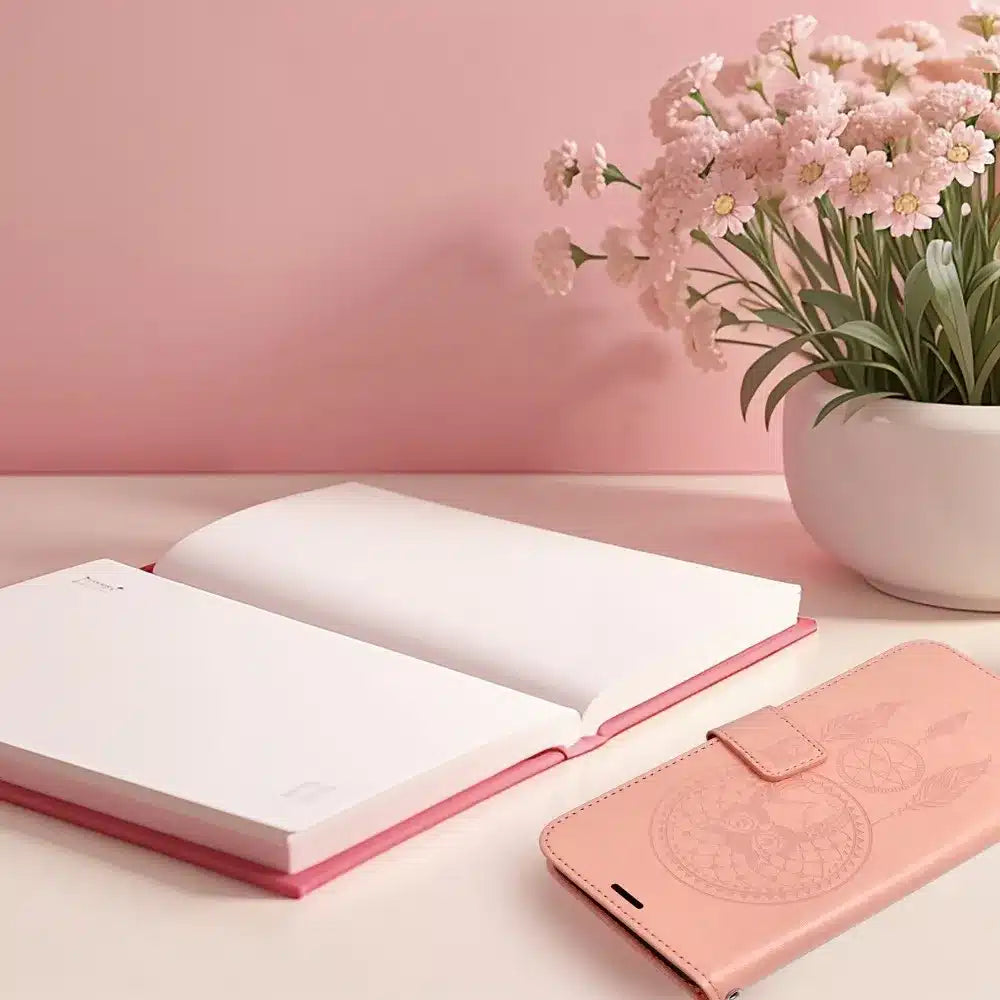 MEZZO Book case preklopna torbica za SAMSUNG GALAXY A35 5G dream catcher peach fuzz