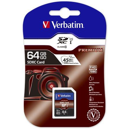 Verbatim Premium 64 GB SDXC 10.razred