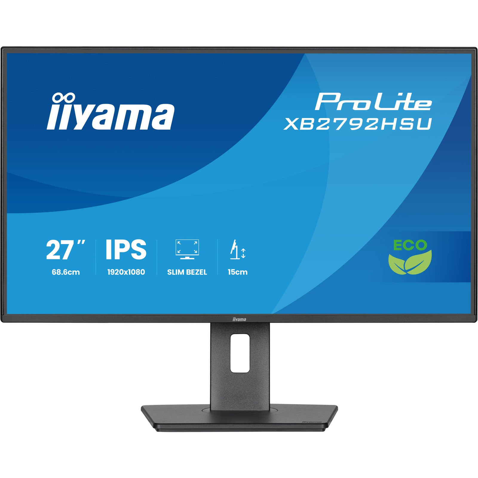 iiyama ProLite XB2792HSU-B1 računalni monitor 68,6 cm (27") 1920 x 1080 pikseli Full HD LED Crno