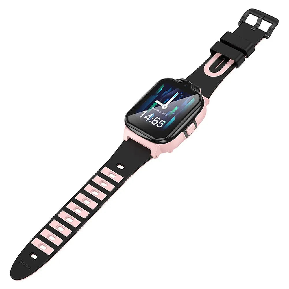 Hoco 4G GPS pametni sat za djecu s funkcijom poziva Y104 pink