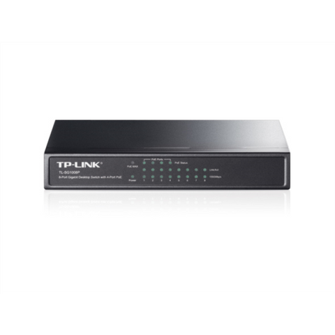 TP-LINK TL-SG1008P 8-portni Gigabit Desktop Switch s 4 PoE porta