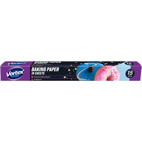Vortex papir za pečenje u listovima 15kom