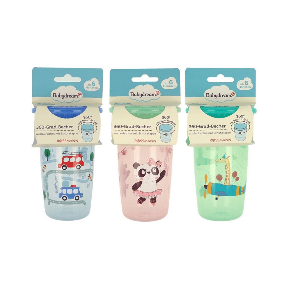 Babydream Rossmann čaša 360° Zelena