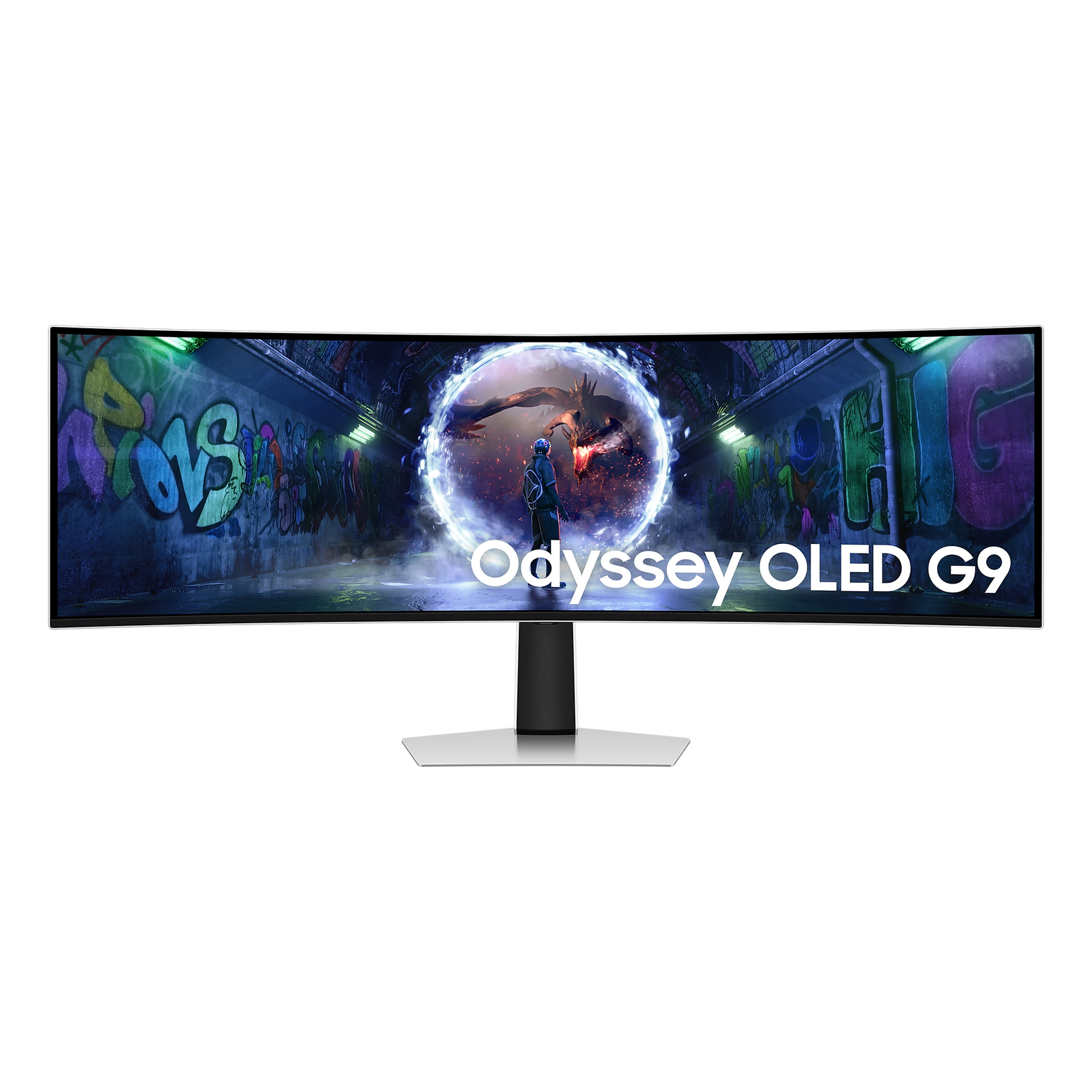 Samsung S49DG934SU računalni monitor 124,5 cm (49") 5120 x 1440 pikseli Dual QHD OLED Srebro