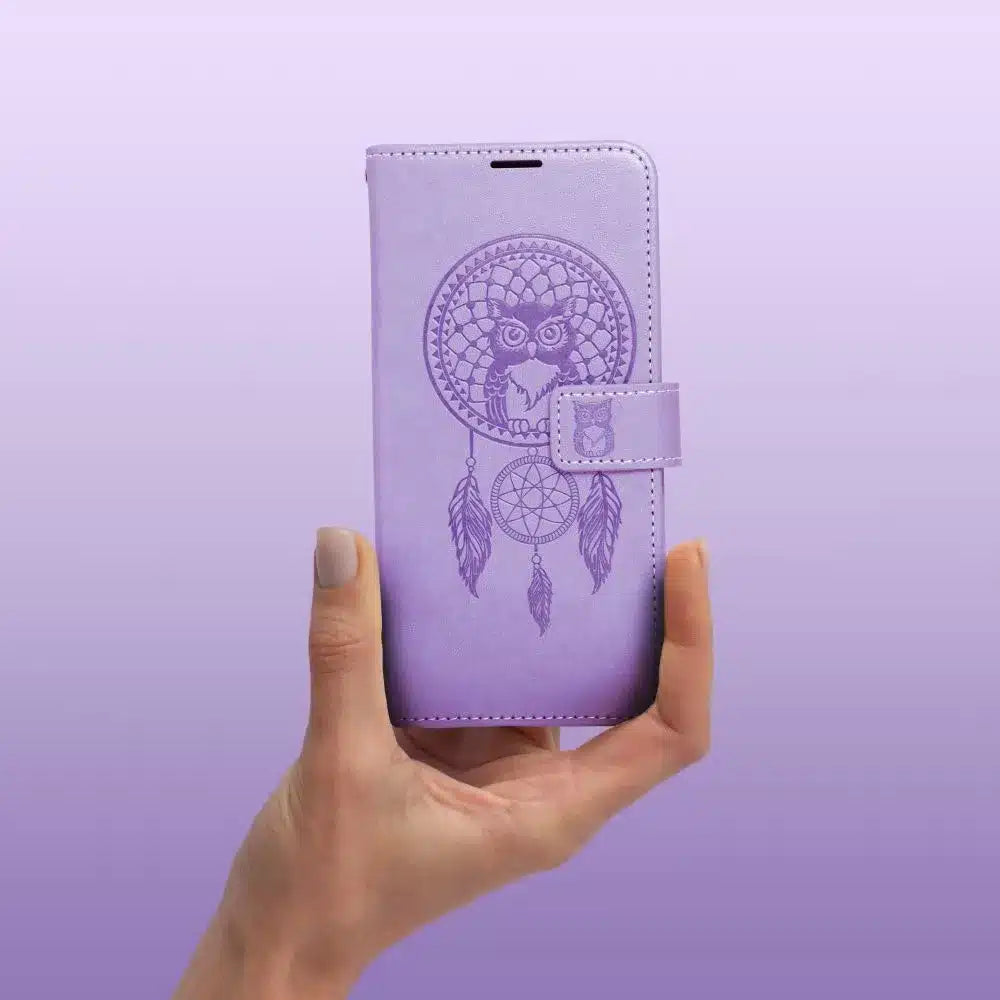 MEZZO Book case preklopna torbica za iPhone 16 dream catcher purple
