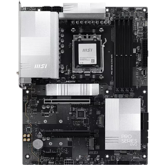 MSI PRO X870E-S EVO WIFI matična ploča AMD X870E Utor AM5 ATX