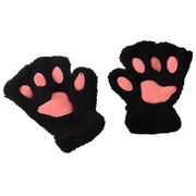 Rukavice bez prstiju Paw - Crna KP21321