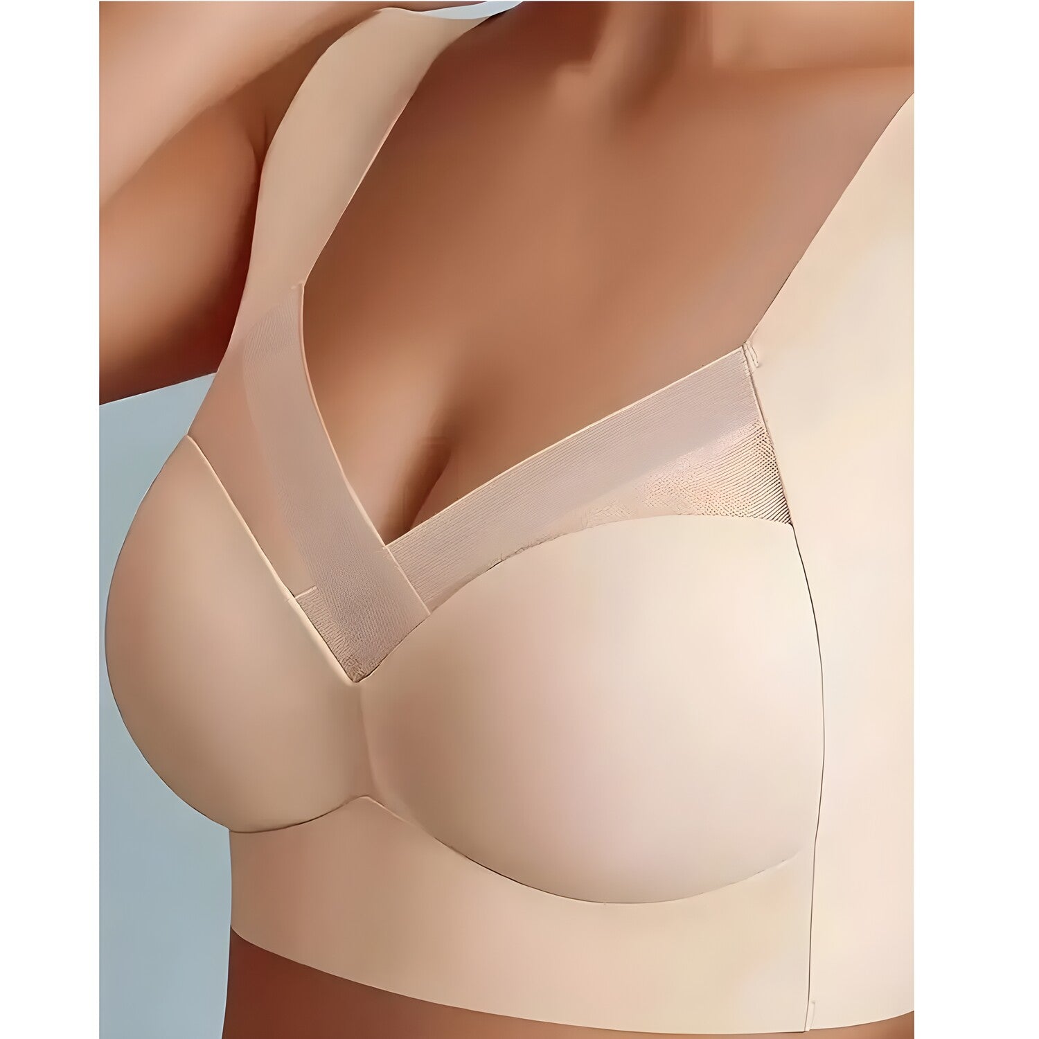 Bešavni grudnjak CO-30798 - Svijetlosmeđa / 2XL KP30798