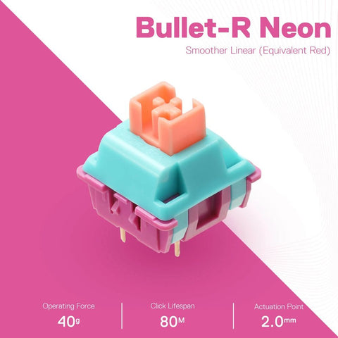 Redragon Bullet-R A113R Linearni Mehanički Prekidači - 24 komada