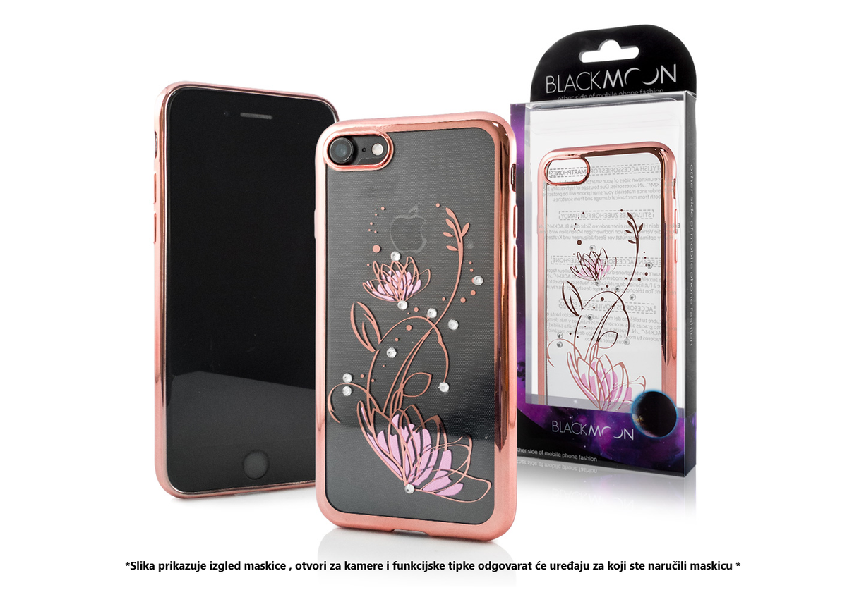 Maskica za Samsung Galaxy J6 plus 2018 - pink-zlatna