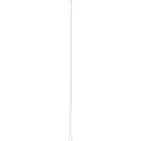 TENDANCE DRŽAČ ZAVJESE ZA KADU 135-250 CM ALUMINIJ, BIJELI