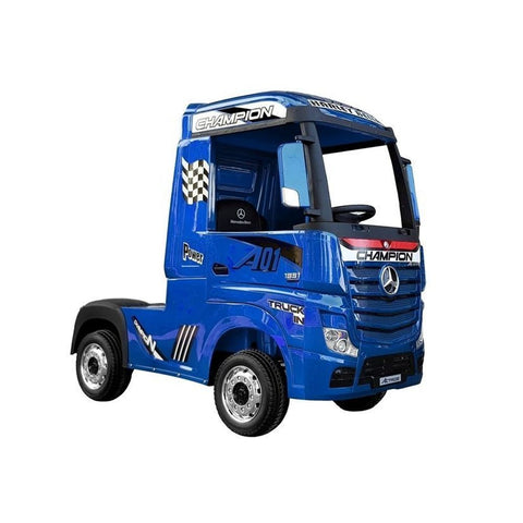 Kamion na akumulator Mercedes Actros 4x4 MP4- plavi/lakirani