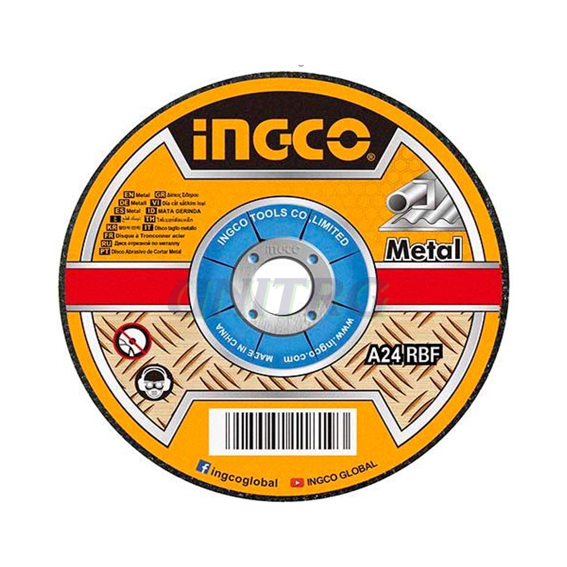 Brusna ploča za metal 230x6 MGD602301 INGCO