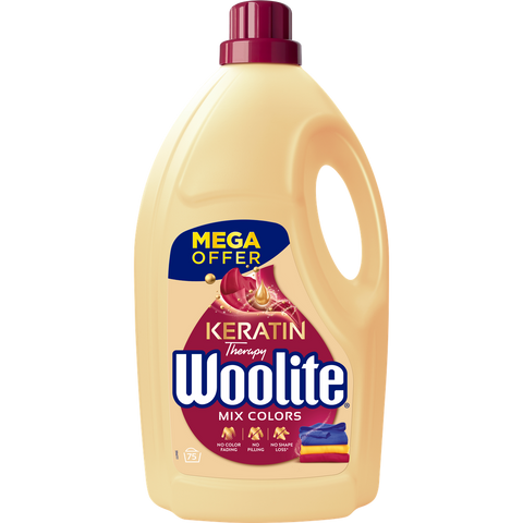 Woolite Keratin Therapy Mix Colors tekući deterdžent za pranje rublja 4.5L