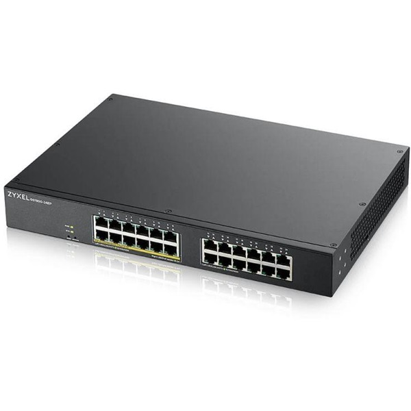 Zyxel GS1900-24EP Upravljano L2 Gigabit Ethernet (10/100/1000) Podrška za napajanje putem Etherneta (PoE) Crno