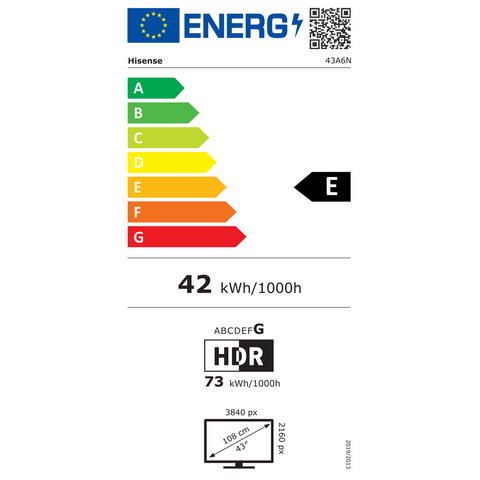 Hisense televizor UHD Smart TV 43A6N