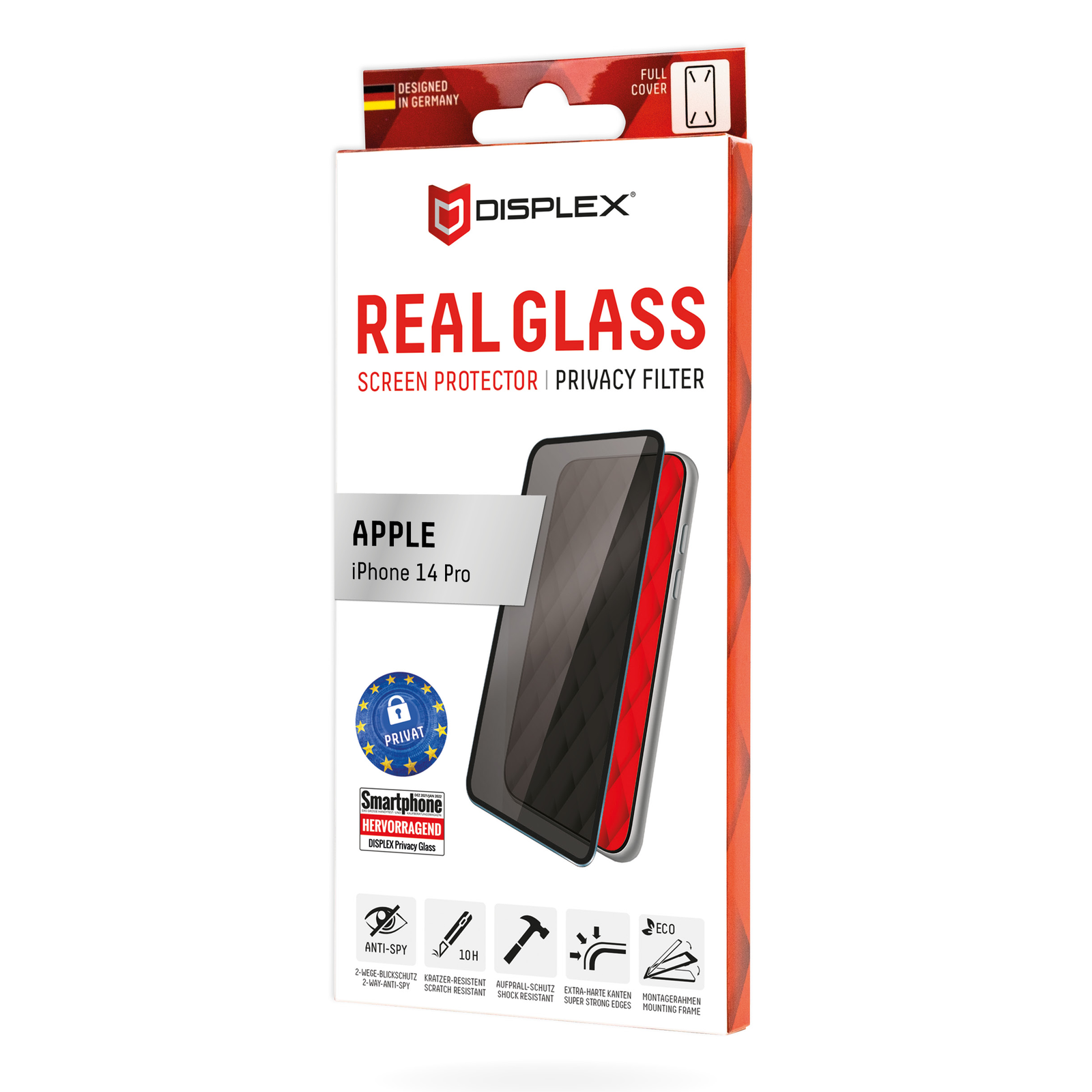 Displex 01707 Zaštita za ekran i poleđinu mobitela Prozirna zaštita za zaslon Apple 1 kom